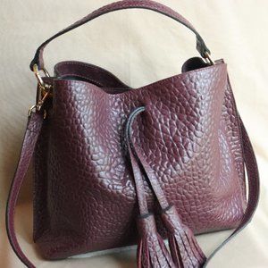 Vittoria Napoli Leather Shoulder Purse